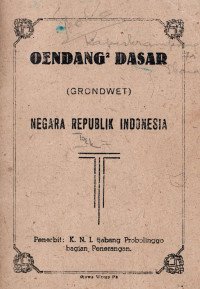 Undang-Undang Dasar Negara Republik Indonesia Tahun 1945